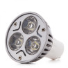 Bombilla LED GU10 3W 300Lm 6000ºK 40.000H  [JL-GU10-3X1W-A-CW]