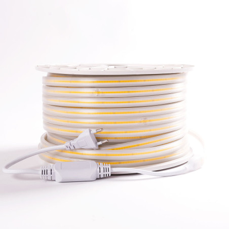 Fita LED COB 450W 34.200Lm CRI85 220VAC x 50M  [HO-COB220-9W-WW]