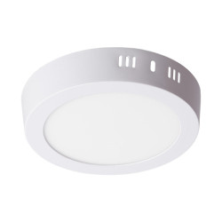 Plafón Circular LED 12W 1,207Lm Driver Lifud Flicker Free IP20 30,000H  [WR-MYSR-12-CW]