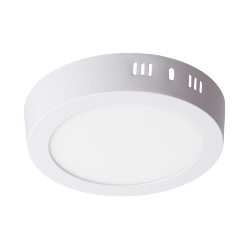 Plafón Circular LED 12W 1,207Lm Driver Lifud Flicker Free IP20 30,000H  [WR-MYSR-12-CW]