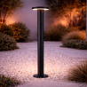 Baliza LED Exterior 90Cm 10W 2700ºK IP54 Negro   [SL-CPD02-900-WW]