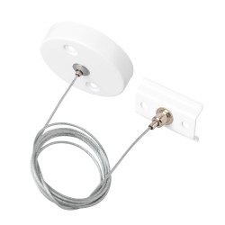 Suspensión para Carril Monofásico Blanco  1 Metro [HO-SUS-M-B]