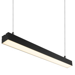 Luminaria Lineal  LED Philips 2835 60Cm 20W 2700ºK IP40 Acabado Negro [1916-NSLNL600MM-P-WW]