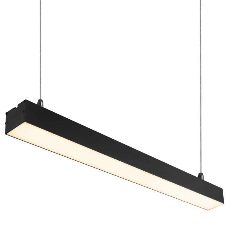Luminaria Lineal  LED Philips 2835 60Cm 20W 2700ºK IP40 Acabado Negro [1916-NSLNL600MM-P-WW]