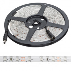 Tira de 300 LEDs 24W 1.200Lm CRI85 6000ºK SMD3528 12VDC IP65 x5M 40.000H  [PL219002W]