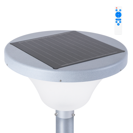 Farola LED Solar Circular para Jardines 45W con