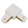 Conector 90º Carril Monofásico Blanco [HO-PL218000A]