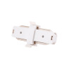 Conector Recto Carril Monofásico Blanco [HO-PL218000R]