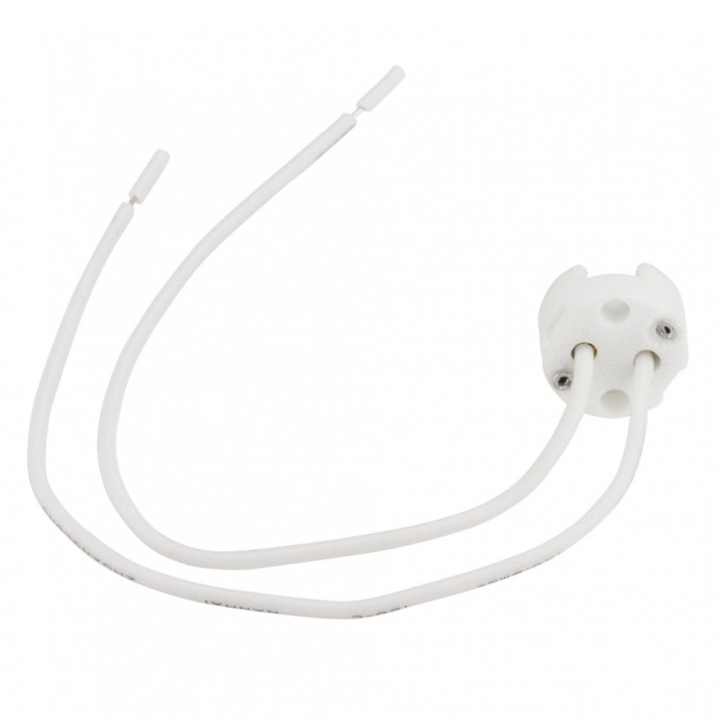 Portalámparas Cerámico GU5,3 Cable 160Mm