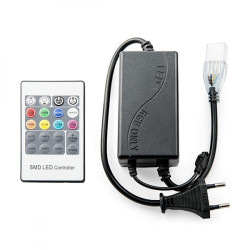 Controlador Tira LED RGB 220VAC Mando a Distancia ► 50M [HO-CON220RGBMD]