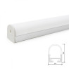 Perfíl Aluminio Curvado para Tira LED Techo/Colgante Difusor Opal LLE-ALP027 x 2M