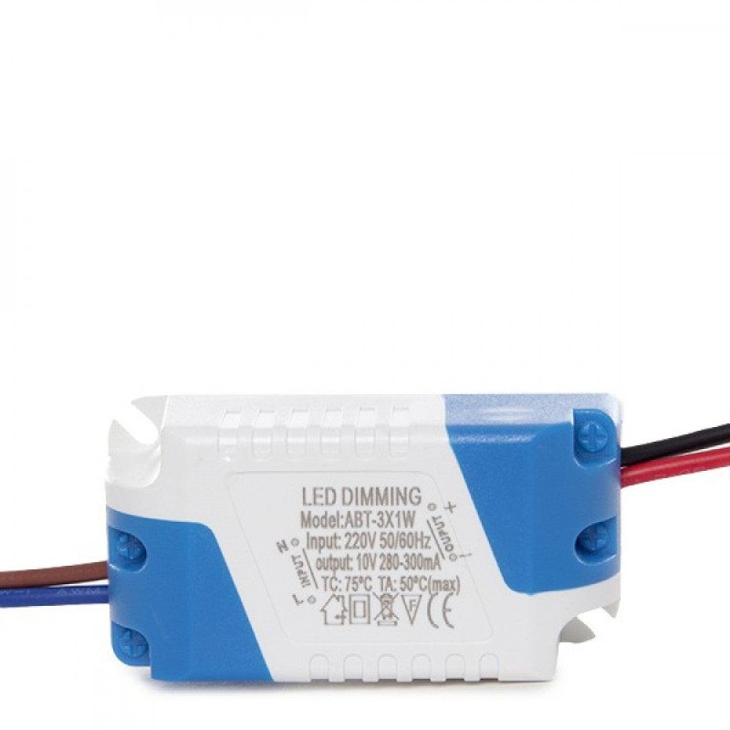 Driver Dimable Foco Downlight  LED 3W