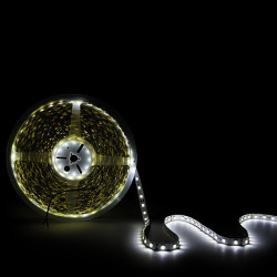 Tira de 60 LEDs/M 14.4W 20.400Lm CRI85 6000ºK SMD5050 24VDC IP20 x20M 40.000H [CA-5050-60-14,4W-20M-CW]-Blanco Frío