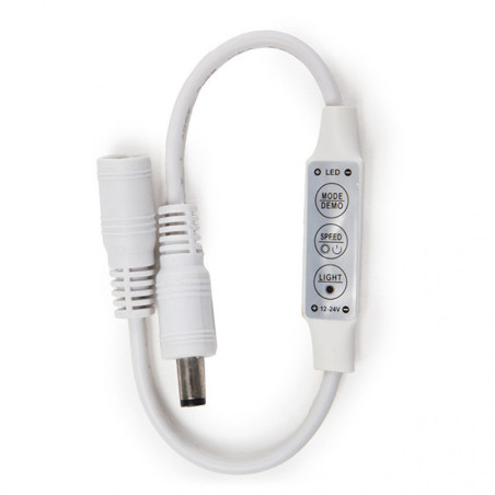 Controlador-Dimmer Mini Tira LED Unicolor 12-24VDC ► 144W[KD-CONMINIDC]