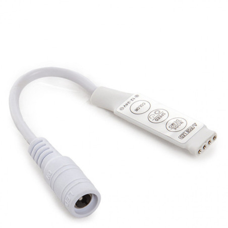 Controlador Mini Tira LED RGB 12-24VDC ► 144W