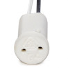 Portalámparas Cerámico G4/MR11 Cable 300Mm 180ºc