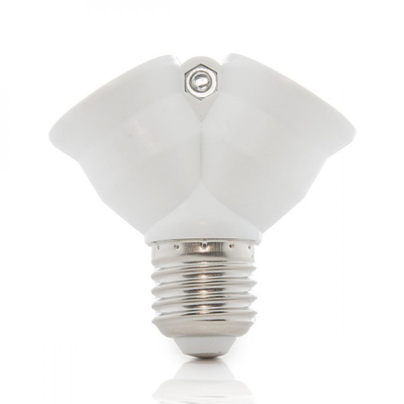 Adaptador E27 / 2 X E27