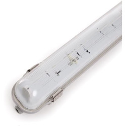 Pantalla Estanca para un Tubo de LEDs 1200mm ABS/PC