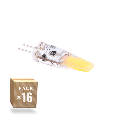 Pack 16 Bombillas LED G4 3W 270Lm 6000ºK 12V Ac/Dc 40.000H  [CA-G4-3W-12-CW-PK16-AP]