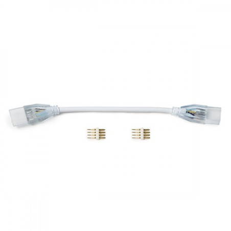 Cable Conector 2 Tiras LEDs 220VAC RGB