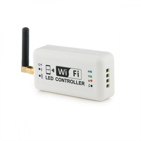 Controlador RGB Wifi 3 Canales X 4A 12/24VDC 144/288W