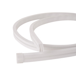 Perfíl PC Flexible para Tira LED Difusor Opal x 2M
