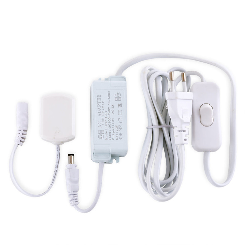 Driver Mini LED 220VAC/12VDC 15W Cajetín 4 Vías