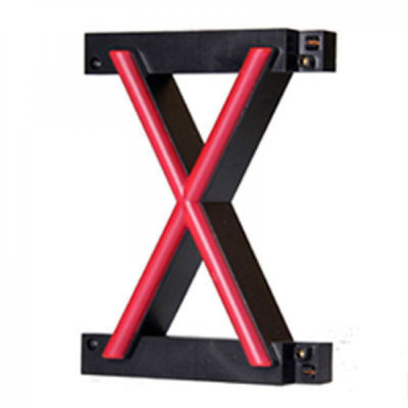 Letra LED Neon X Ancho 105Mm Alto 161Mm Fondo 38Mm - -