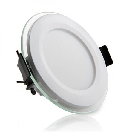 Foco Downlight LED 6W 600Lm 6000ºK Circular   Cristal Ø95Mm 40.000H  [GR-MB01-6W-O-CW]