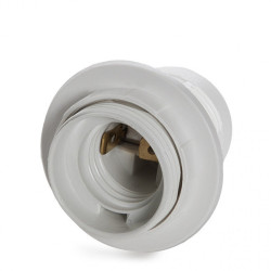 Portalámparas E27 Blanco