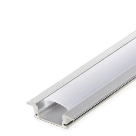 Perfíl Aluminio para Tira LED - Difusor Opal RL-A1708 x 2M