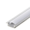 Perfíl Aluminio para Tira LED - Difusor Opal RL-A1708 x 2M
