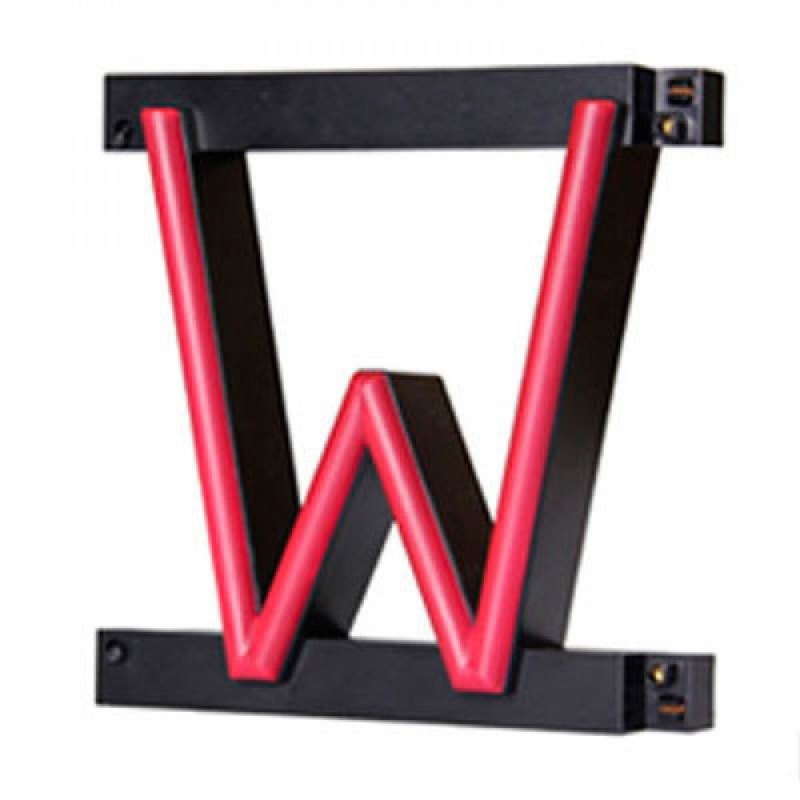 Letra LED Neon W Ancho 146Mm Alto 161Mm Fondo 38Mm - -