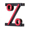 Signo LED Neon % Ancho 128Mm Alto 161Mm Fondo 38Mm - -