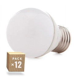 Pack 12 Lámparas LEDs 2835SMD E27 5W 410Lm 40.000H