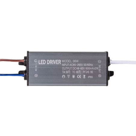 Driver No Dimable 0.95 F.P. 50.000H Panel LED 36W
