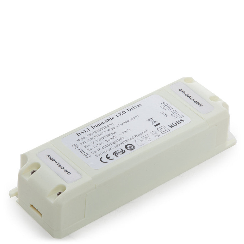 Driver CM-40VADDR-EMI Pot.40W V Out 50-76VDC 600 mA Clase II DALI [GR-DALI-40W]