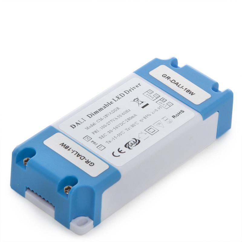 Driver CM-18VADDR Pot.18W V Out 12-48VDC 300 mA Clase II DALI [GR-DALI-18W]