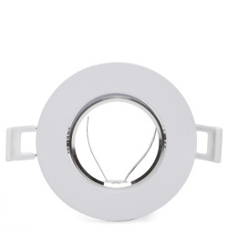 Aro Foco Downlight  Circular Blanco 92MM