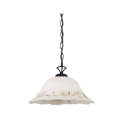 Lámpara Colgante de Estilo Clásico FOGLIA E27 1 Luz  (Sin Bombilla) [I-L-7533]