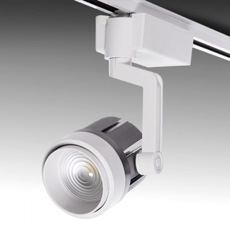 Foco de Carril LED 30W 2.700Lm CRI90 6000ºK "Mary" Monofásico Apertura Variable 50.000H [GMD-FTL02-M-30-CW]