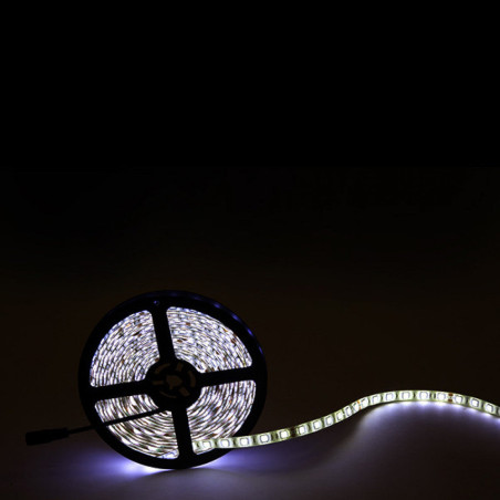 Tira de 300 LEDs 60W 7.000Lm CRI85 6000ºK SMD5050 24VDC IP65 x5M 40.000H  [CA-5050-60-24-IP65-CW]