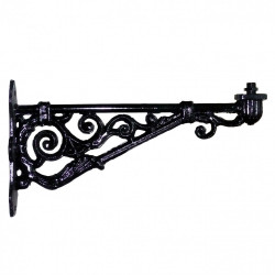 Brazo Mural Villa Fundición Aluminio/Acero Pintado Negro
