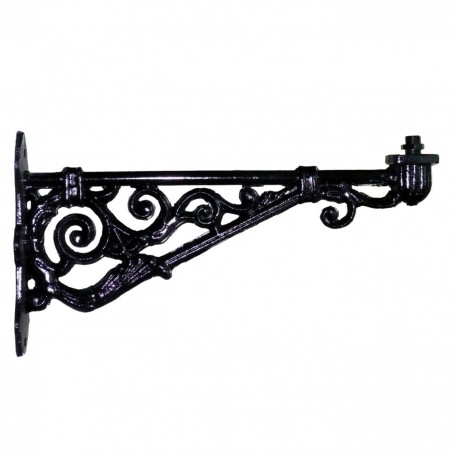 Brazo Mural Villa Fundición Aluminio/Acero Pintado Negro