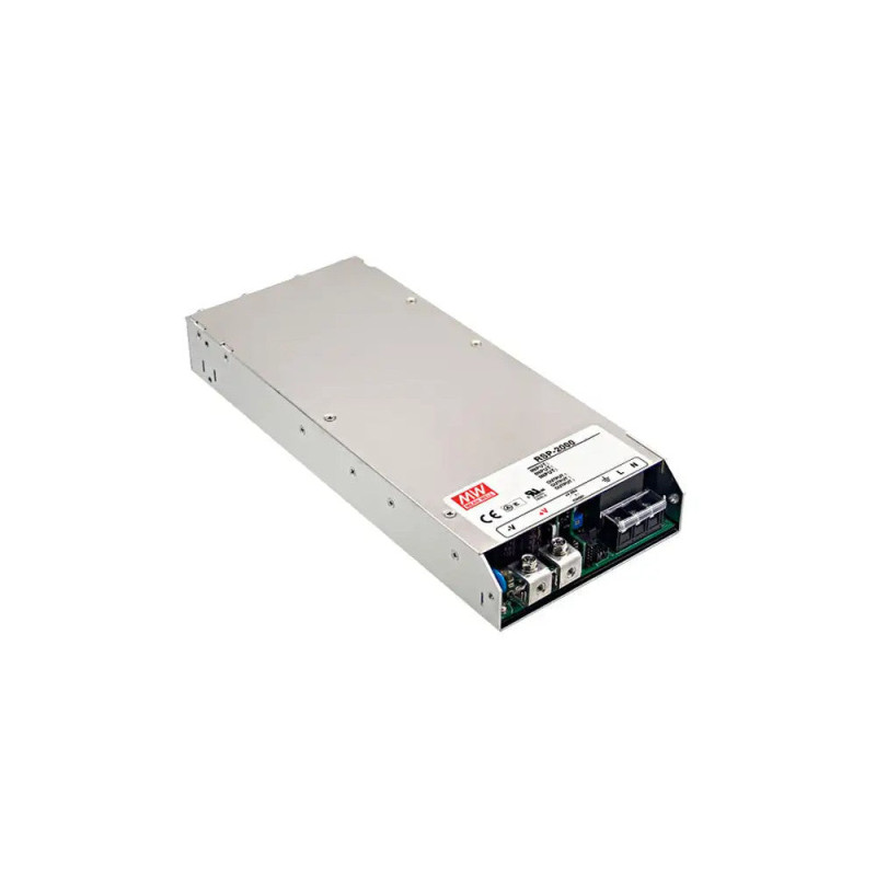 RSP-2000-24  Transformador MEANWELL Entrada 90-264VAC Salida 24VDC 80A 1920W PFC Paralelo Aislamiento 3000VAC