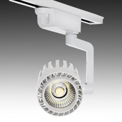 Foco de Carril LED 30W 2.600Lm 6000ºK "Faith" Monofásico 30.000H  [IDI-FC-D-30-CW]