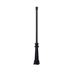 Columna Falsa Villa 3,20M - Pernos Acero/Fundición Hierro Pintado Negro