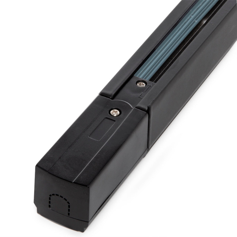 Carril Trifásico Focos de LED Negro 2M [HO-LM3220]