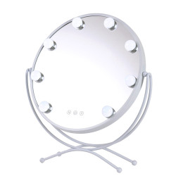 Espejo Iluminado Maquillaje LED 4200ºK 48x43Cm Blanco 40.000H [SUN-KRS-430-W