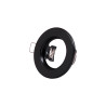 Aro Foco Downlight Circular "Sara" Acero 81mm - Negro